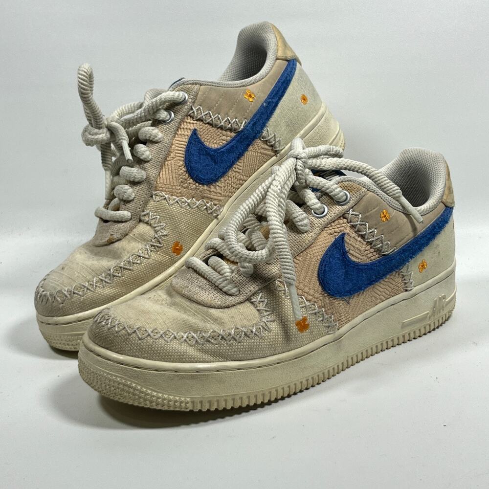 NIKE Sneakers Womens 8 Air Force 1 Low '07 40th Anniversary LA Flea DV2223-100